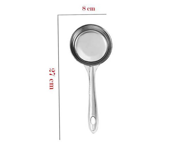 faas faas Kitchen Tool Heavy Gauge Mini Dosa ladleSauce ladleChilla ladleDosa Batter with Flat Base Kitchen Tools Set 2PCS  - Image 3