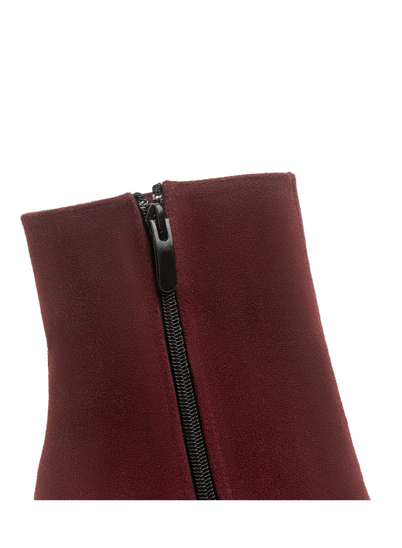 TGS Suede Zip Tall Ankle Boot  - Image 4