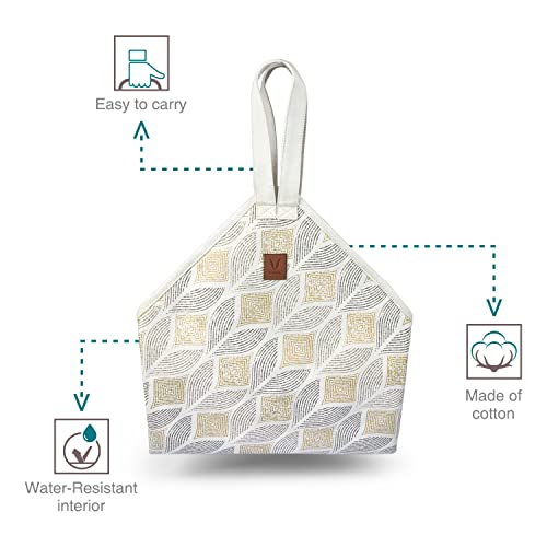Vaya HauteCase CarryMat Casserole Carrier for Hot and Cold Food, Carry Bag for Picnic, Potluck Parties, Camping Hiking, Beach Day Trips, Color - Grey - Image 3