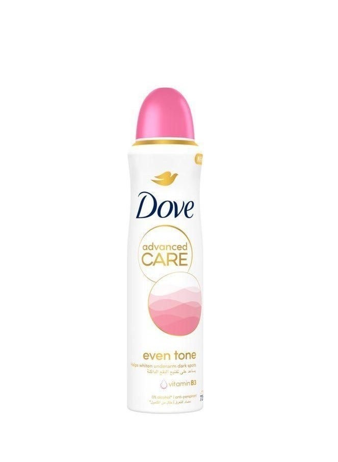 دوف بخاخ مزيل العرق إيفن تون المضاد للتعرق ١٥٠ مل - Image 1