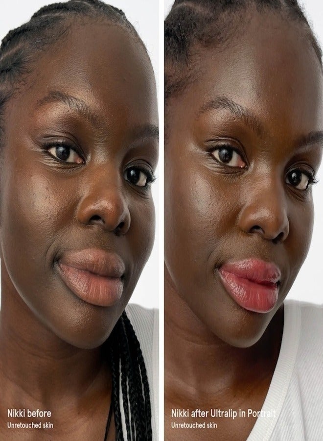 جلوسير أحمر شفاه لامع ألتراليب مع حمض الهيالورونيك، بورتريه - روز فلور دي سيريسييه 3 جرام - لون شفاه مرطب ولامع - Image 3