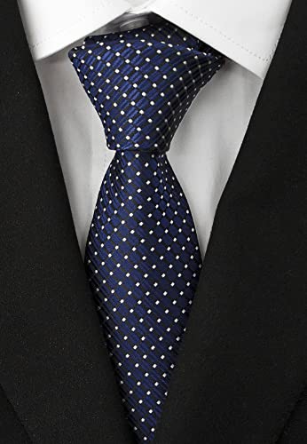 Adulove Men's Necktie Classic Silk Tie Woven Jacquard Neck Ties 6 PCS - Image 3