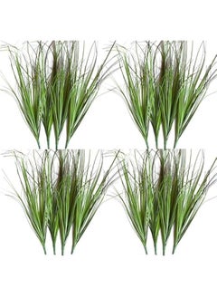 Generic 16PCS Artificial Plants,Artificial Shrubs Wheat Grass Greenery,Artificial Greenery Stems Fake Outdoor Plants for Home Decor,Fake Tall Grass Artificial Grass Plant for Outdoor Indoor Decor  - Image 1