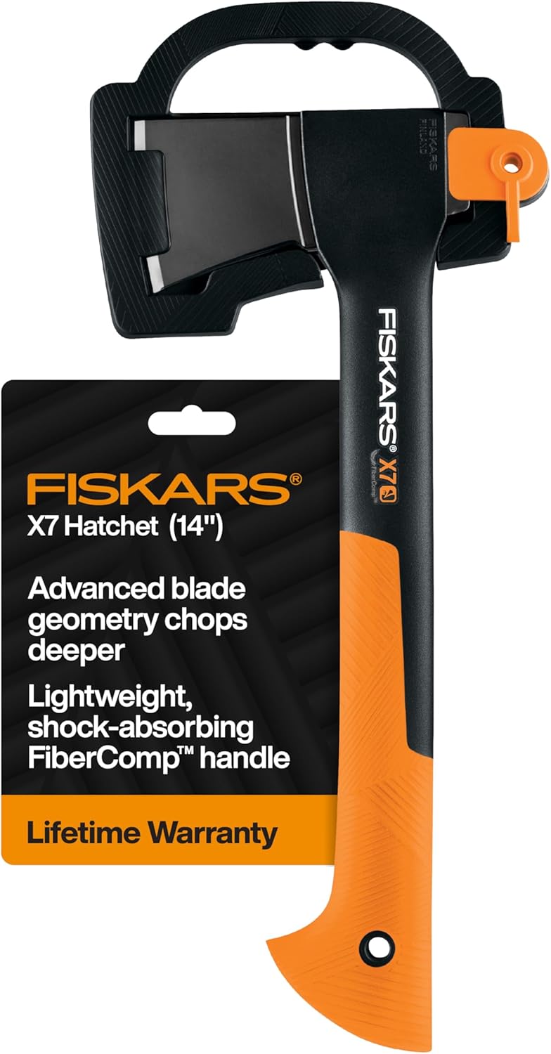 Fiskars X7 Special Hatchet - 14 Inch Lightweight Chopping Tool - Image 1