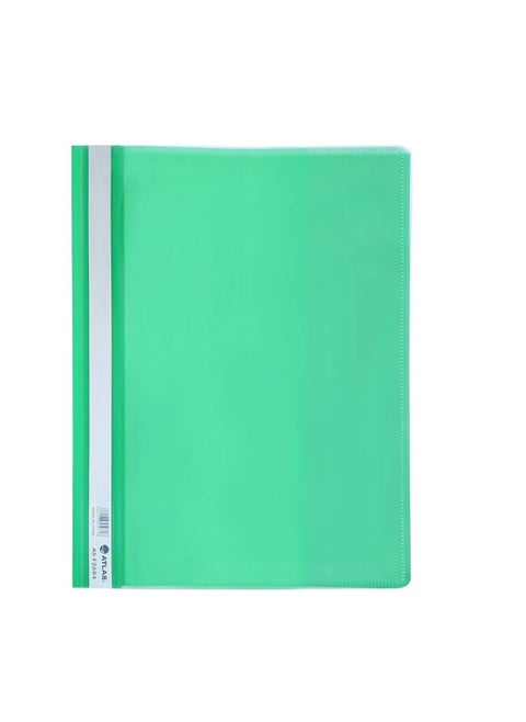 20-Pieces Project File A4 Size Green