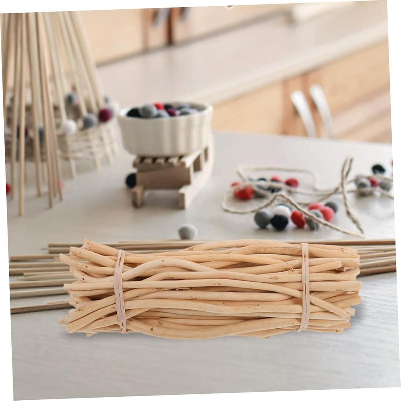 Healifty 50pcs Natural Wood Twigs Sticks for Crafting and Decor Small Driftwood Branches Long Versatile DIY Project Materials Unique Rustic Wood for Photo Props and Home Crafts - Image 3