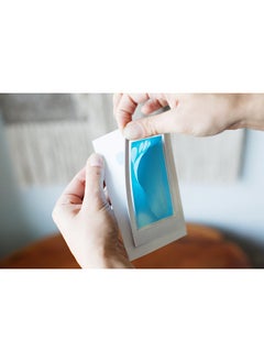 pearhead Newborn Baby Handprint Or Footprint “Clean Touch” Ink Pad 2 Uses Blue  - Image 5