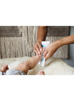pearhead Newborn Baby Handprint Or Footprint “Clean Touch” Ink Pad 2 Uses Blue  - Image 4