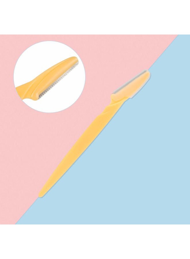 WBCBEC 30 Pieces Eyebrow Razor Shaper Trimmer Shaver Facial Razor with Precision Cover for Women and Men - Image 4