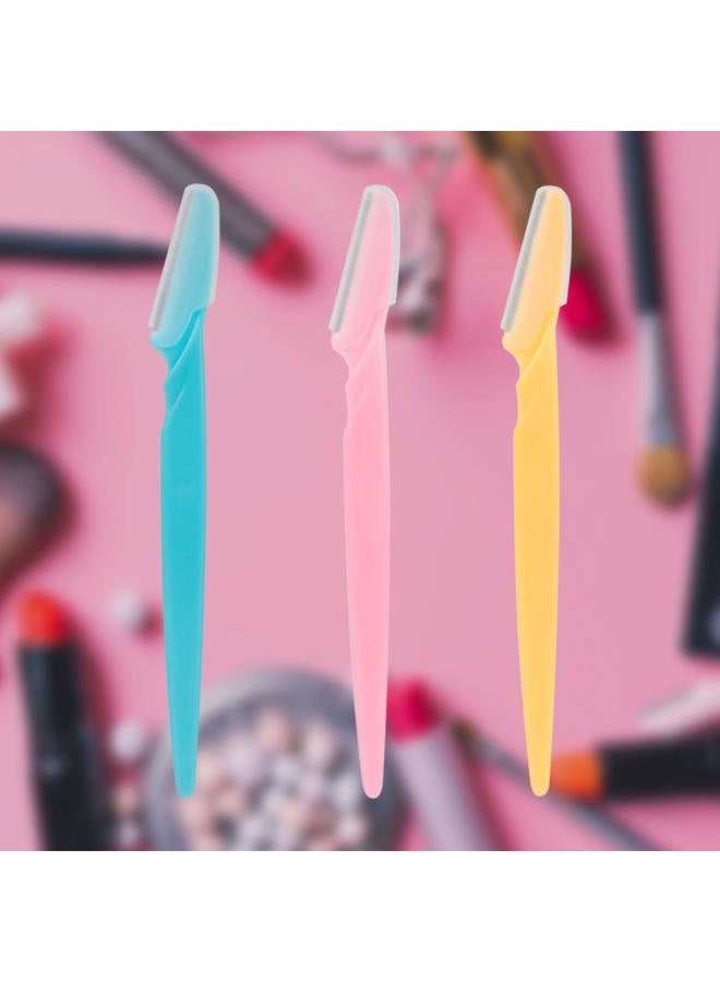 WBCBEC 30 Pieces Eyebrow Razor Shaper Trimmer Shaver Facial Razor with Precision Cover for Women and Men - Image 3