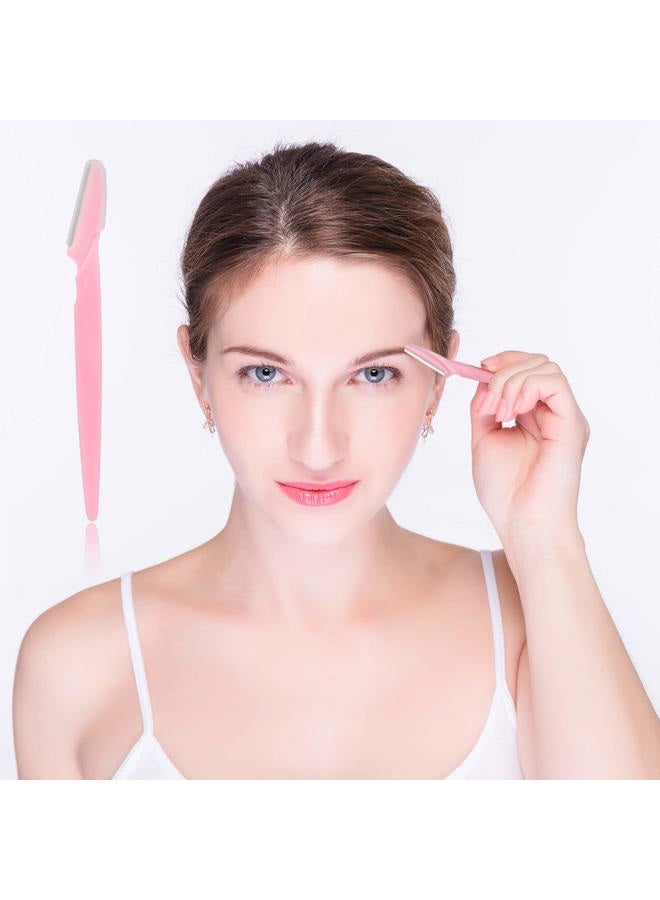 WBCBEC 30 Pieces Eyebrow Razor Shaper Trimmer Shaver Facial Razor with Precision Cover for Women and Men - Image 2