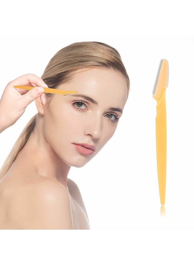 WBCBEC 30 Pieces Eyebrow Razor Shaper Trimmer Shaver Facial Razor with Precision Cover for Women and Men - Image 5