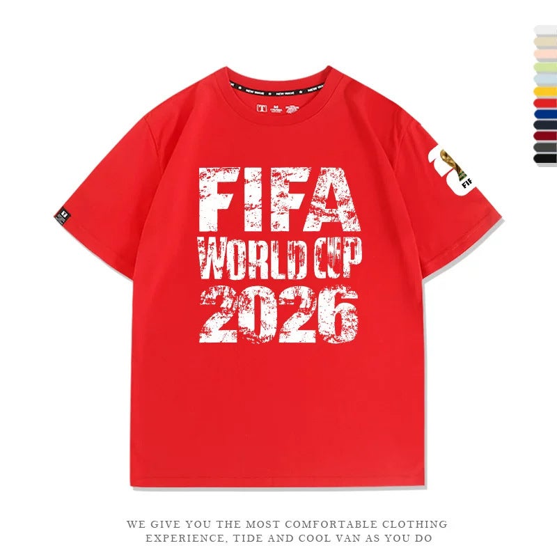 FIFA 2026 FIFA World Cup Fan T-Shirt - Cotton Short Sleeve Tee - Image 1