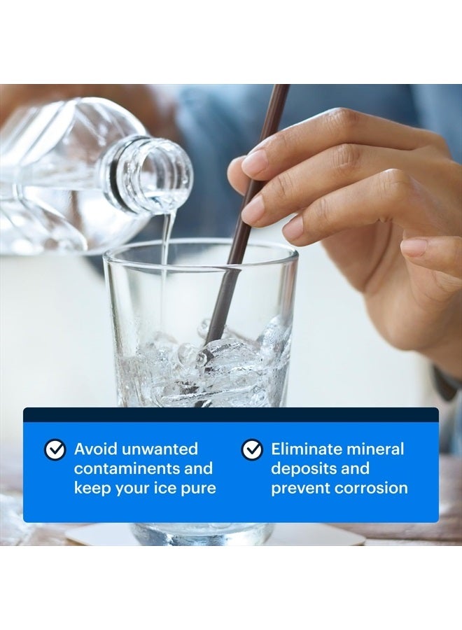 Essential Values Ice Machine Cleaner 16 fl oz, Nickel Safe Descaler | Ice Maker Cleaner Compatible with: Whirlpool 4396808, Manitowac, Ice-O-Matic, Scotsman, Follett & more! - Made in USA - Image 2