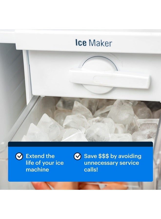 Essential Values Ice Machine Cleaner 16 fl oz, Nickel Safe Descaler | Ice Maker Cleaner Compatible with: Whirlpool 4396808, Manitowac, Ice-O-Matic, Scotsman, Follett & more! - Made in USA - Image 4