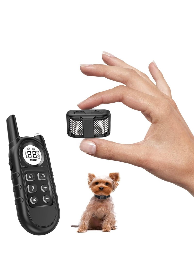 KASTWAVE Dog Shock Collar, Smallest & Lightest Anti Bark Collar/Training Collar for Small Dogs 5-15lbs, with Shock, Vibration, Sound 3 Modes, Rechargeable, 99 Adjustable Levels, Waterproof & 1300 Ft Range  - Image 1