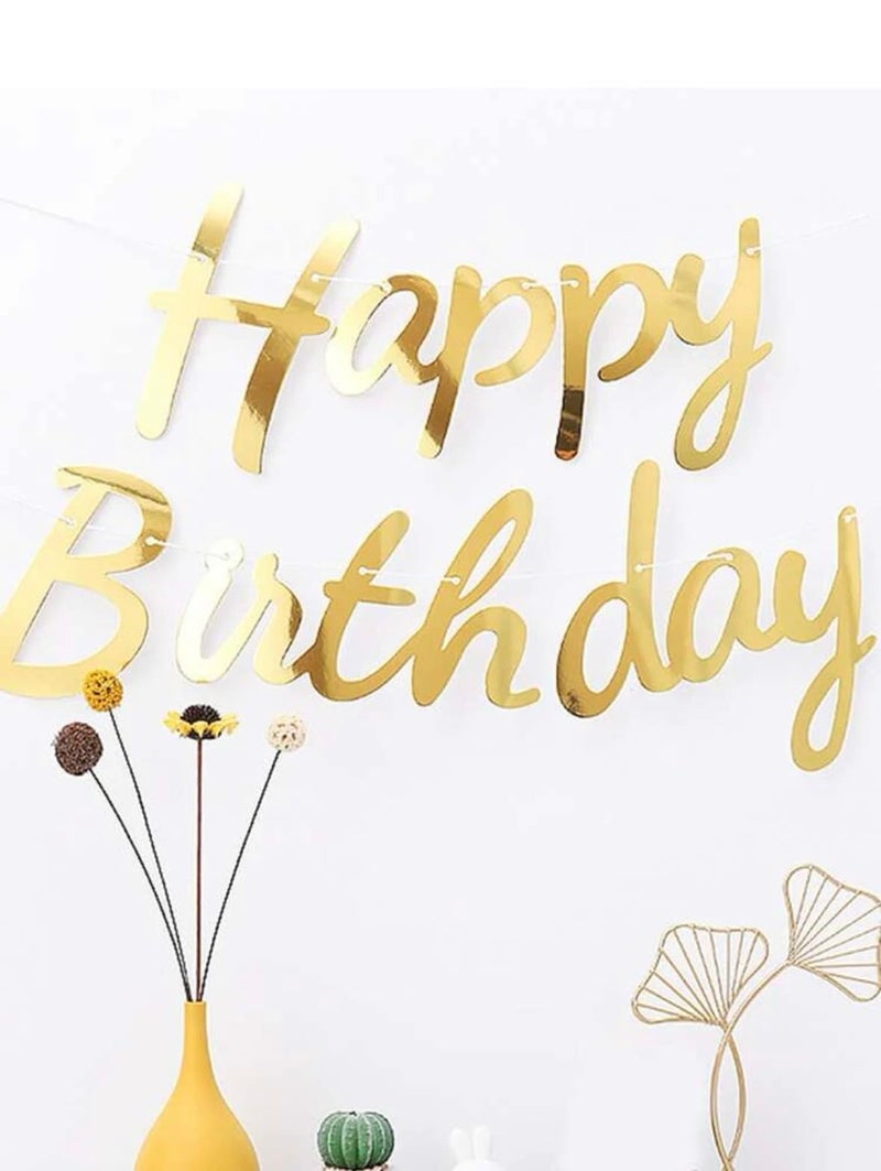 مانجو بريق ذهبي عيد ميلاد سعيد راية مثالية لتزيين الحفلة ل - Image 1