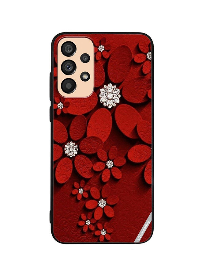 VR CREATIVE Protective Case Cover For Samsung Galaxy A72 Flower Design Multicolour - Image 1