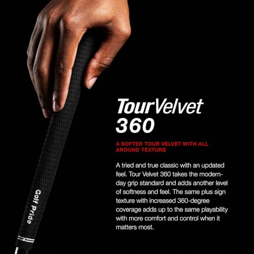 Golf Pride Tour Velvet 360 Golf Grip Durable Comfortable Grip Set for Clubs Features NonSlip Technology a Softer Feel Standard White 13 Pack - Image 3