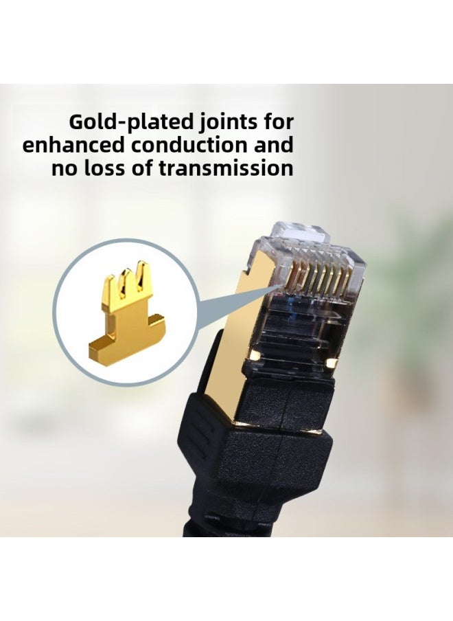 Generic Super Six Gigabit Finished Network Cable Cat6 Network Cable Outdoor Computer Finished Network Cable Jumper Routing Monitoring-Color:20 Meters  - Image 3