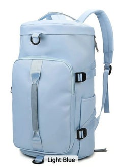 A backpack and shoulder bag equipped with a dedicated shoe compartment suitable for multiple uses