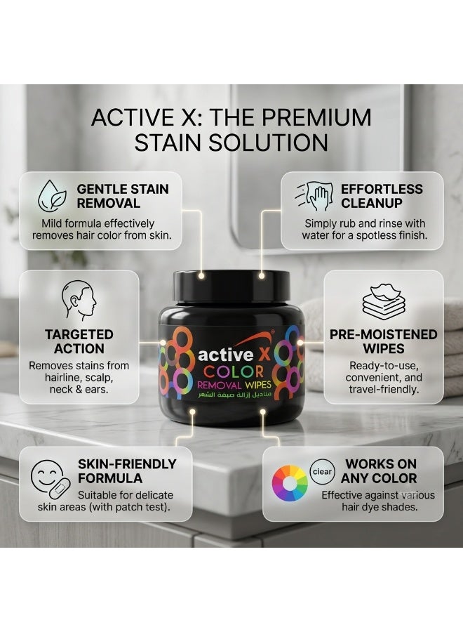 ActiveX Colour Removal Wipes 50pcs | Convenient and Effective Solution - Image 2