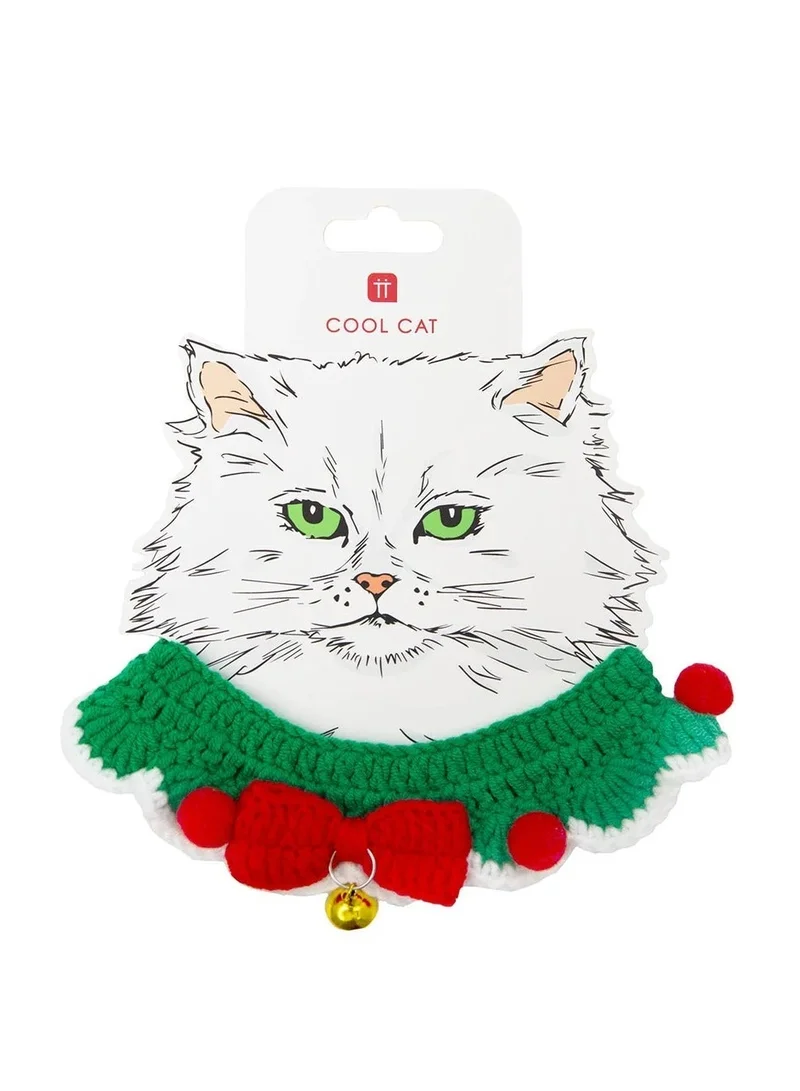 توكينج تيبلز طوق قطط كروشيه نباتي