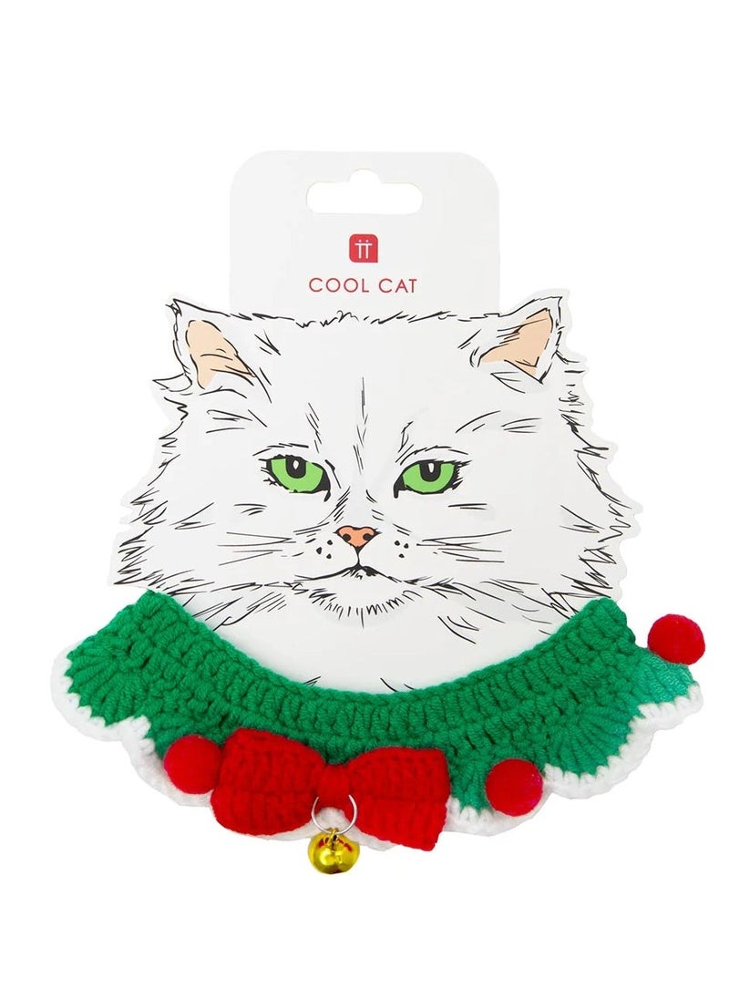 Talking Tables - Botanical Pet Crochet Cat Collar - Image 1