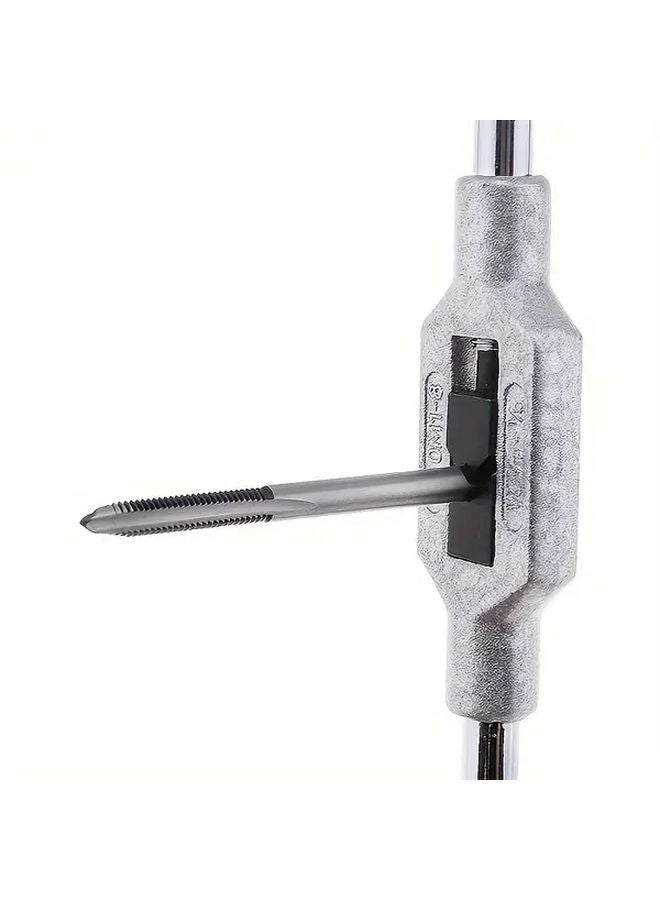 8PCS Metric M3 M12 Drill and Tap Set with Adjustable Wrench - Image 5