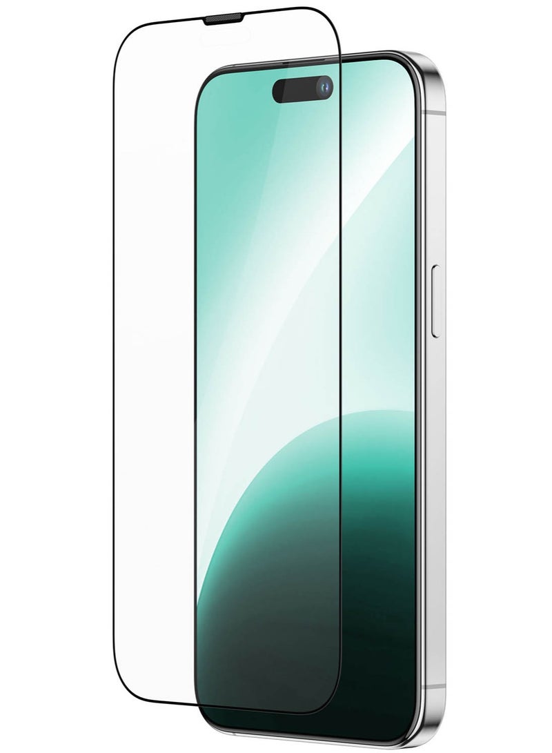 AMAZINGthing واقي شاشة زجاجي فائق مضاد للتوهج لهاتف iPhone 15 Plus من الزجاج المقوى مع فلتر مقاوم للغبار من التيتانيوم وصينية تثبيت سهلة - [MATTE 2.75D] - Image 1