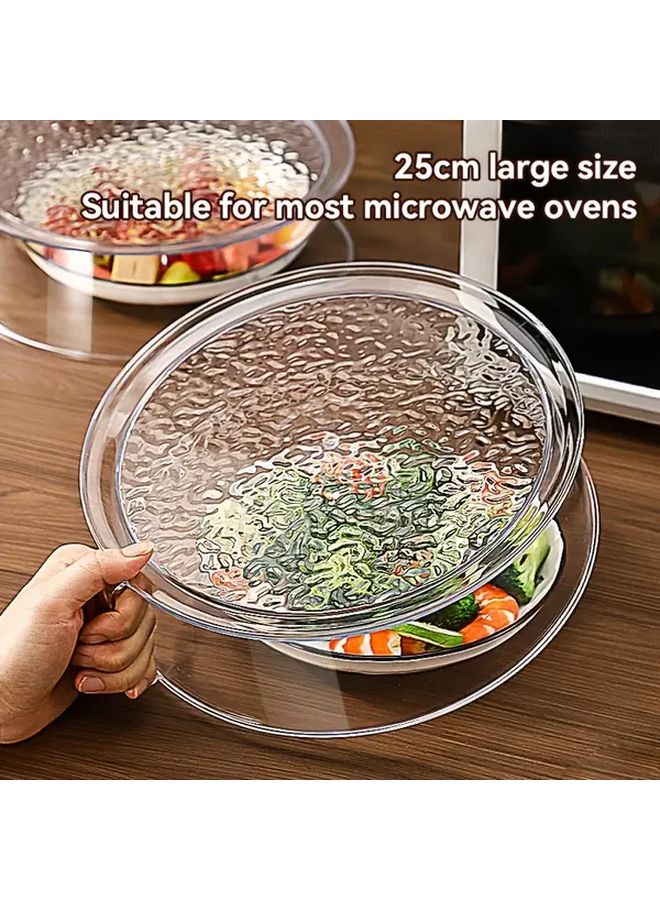 9.45 Inch Plastic Microwave Splash Guard Cover Heat Resistant 360 Degree Splash Protection - Image 5