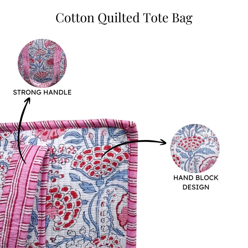 COTSILER Tote Bags Women Lightweight Travel Bag Purse Cotton Shoulder Tote Bag For Shopping Grocery & Beach Bag (Design No 33) - Image 4