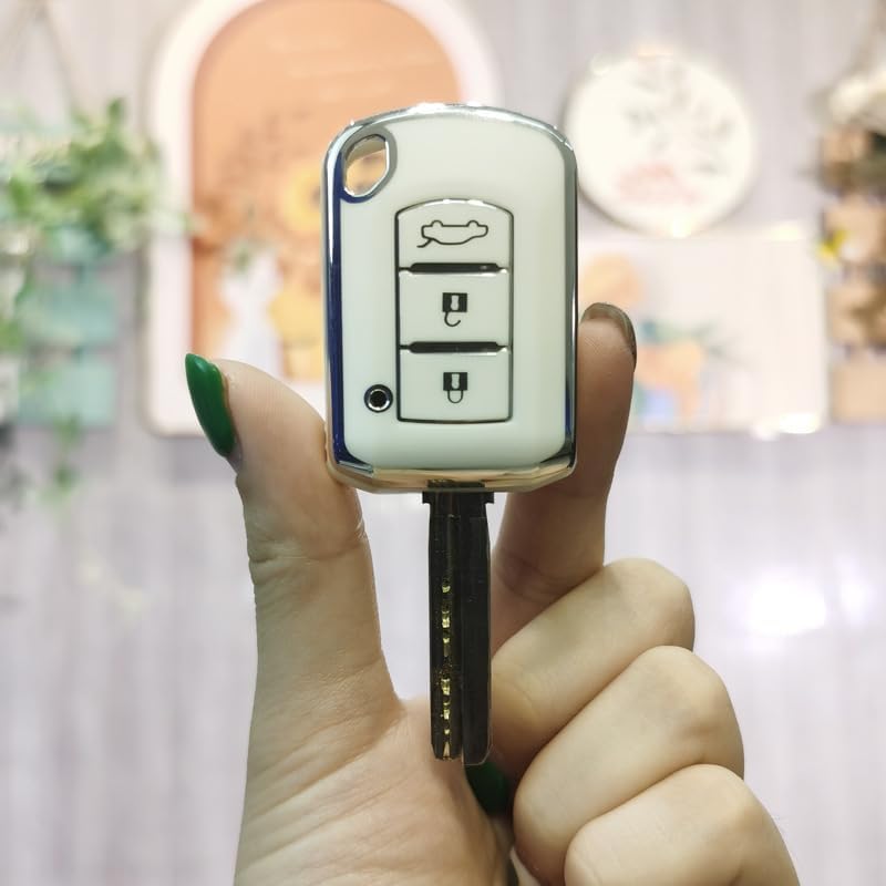 KUNIO TPU Car Key Fob Cover for Mitsubishi Models - Image 3