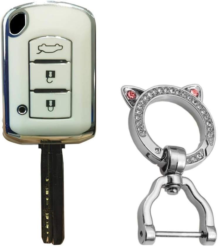 KUNIO TPU Car Key Fob Cover for Mitsubishi Models - Image 1