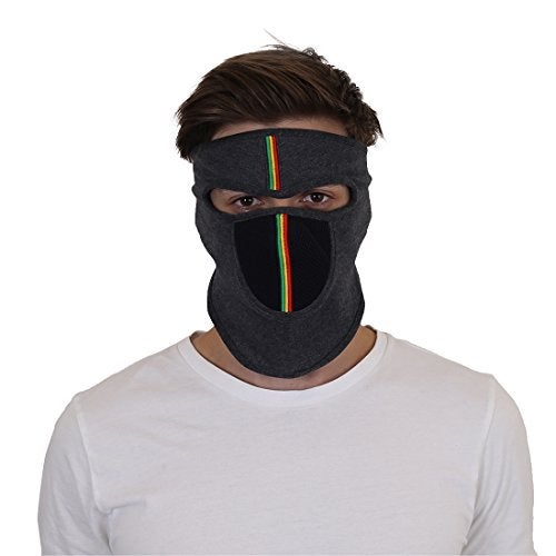 SOUL eTHICS Breathable Pure Cotton Summer Full Face Cover for Biker, Face Protection Mask, Summer Face Cover, Winter, Dust Protection Mask, Helmet Cover for Bikers (Dark and Light Grey) - Image 2