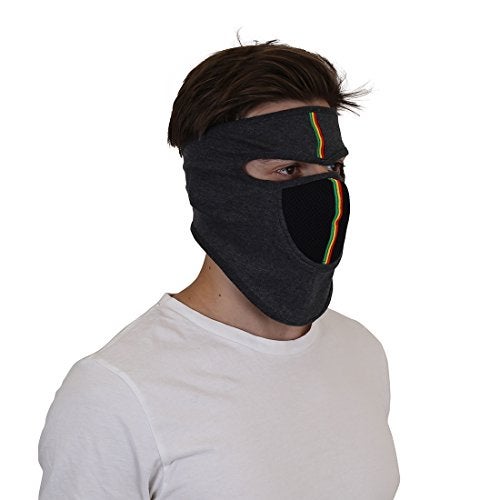 SOUL eTHICS Breathable Pure Cotton Summer Full Face Cover for Biker, Face Protection Mask, Summer Face Cover, Winter, Dust Protection Mask, Helmet Cover for Bikers (Dark and Light Grey) - Image 3