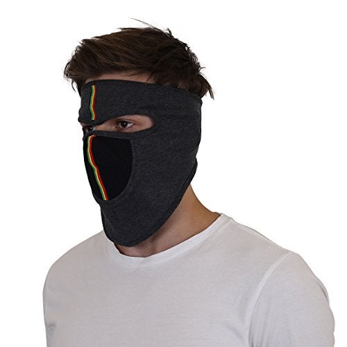 SOUL eTHICS Breathable Pure Cotton Summer Full Face Cover for Biker, Face Protection Mask, Summer Face Cover, Winter, Dust Protection Mask, Helmet Cover for Bikers (Dark and Light Grey) - Image 4
