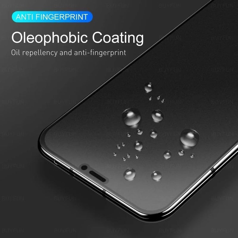 WonRia زجاج مقسى غير لامع 1+1 متوافق مع سامسونج A56 5G مع واقي عدسة الكاميرا 3D - (عبوة من 2) - Image 5