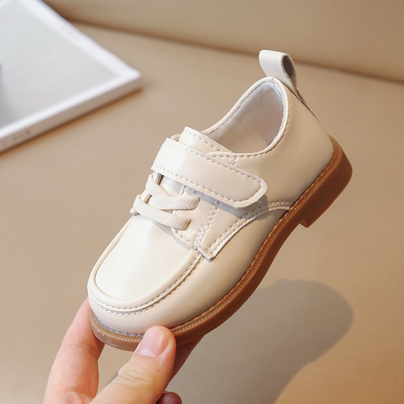 Yan Xuan Guo Huo New 1-3 Years Old Baby Walking Shoes, Spring/Autumn Soft Sole Infant Shoes, British Style Boys' Leather Flats, Breathable - Image 4