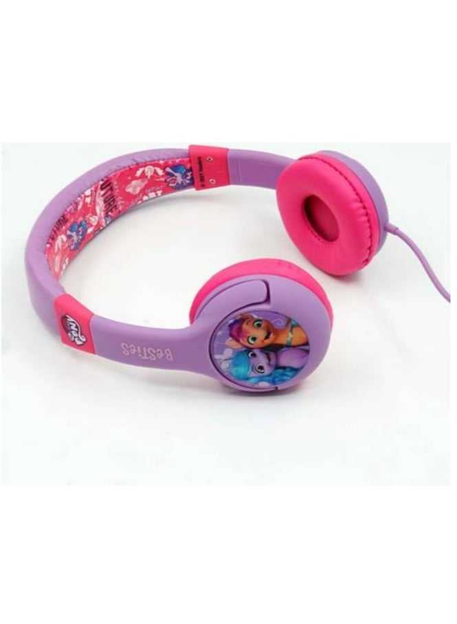 TOUCHMATE MY Little Pony Kids Wired Headphone with Mic, Save Audio 85dB, Pink Color (TM-LH850) - Image 4