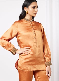 Threadz by Ajooni Embellished Blouse And Pant Set  - Image 4