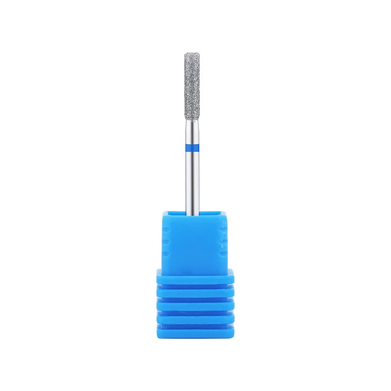 NMKL38 Diamond Bit Small Barrel Shape Electric Nail Drill File Cuticle Cleaner Tool for Rotary Nail Drill Machine Manicure Pedicure Polishing Kit (Medium 2.5) - Image 1
