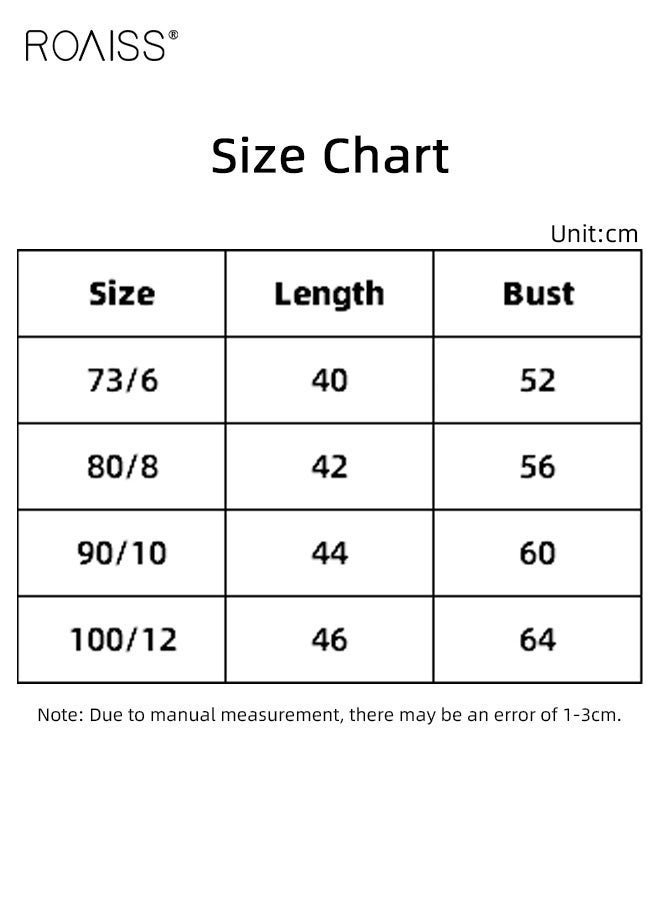roaiss Girls Stylish A Line Dress, Puff Sleeve Square Neck Dress for Girls, Elegant Chic Frock with 3D Flowers, Suitable for Daily Wear, Vacations, Birthday Parties or Any Occasion - Image 5