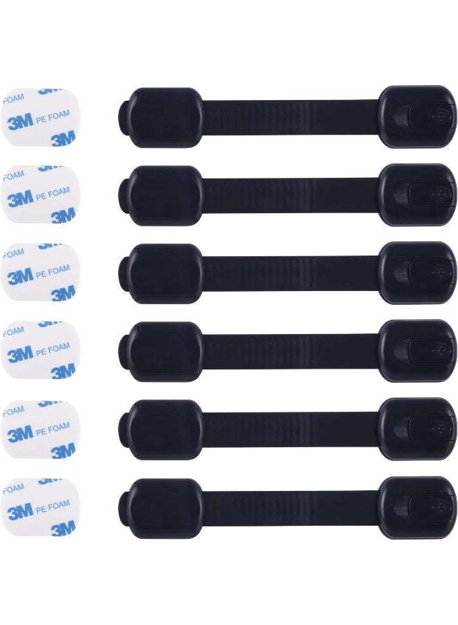 CUTESAFETY Child Proof Safety Locks - Baby Proofing Cabinet Lock with 6 Extra 3M Adhesives - Image 1
