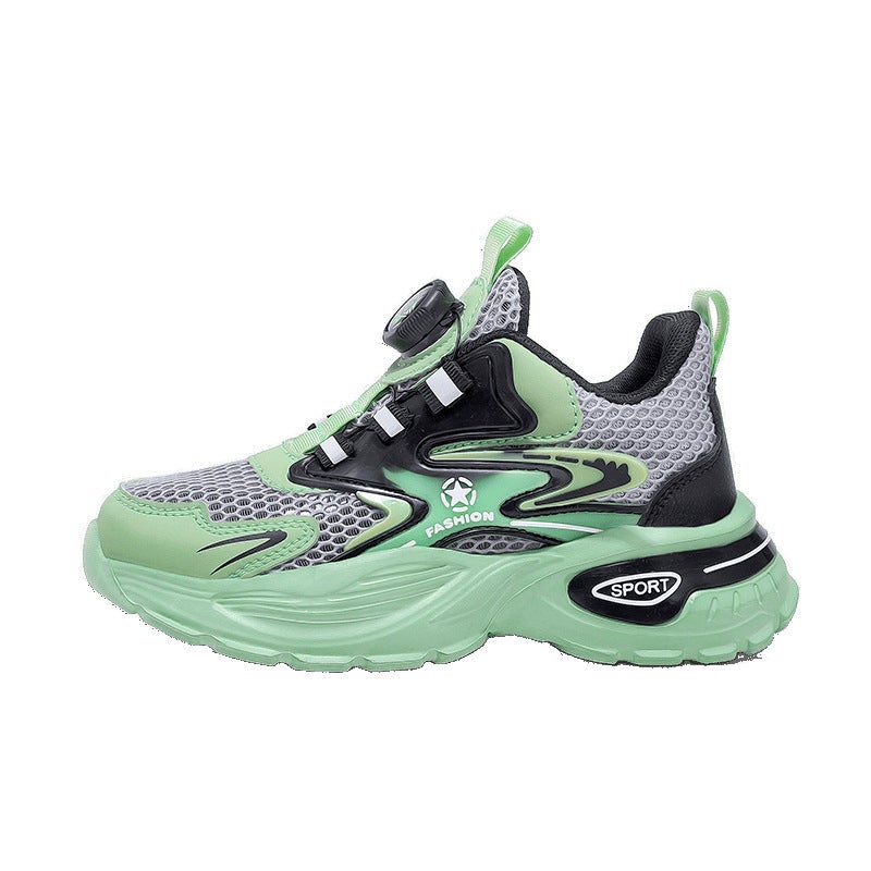 Mesh Sneakers Lightweight Flexible Sole Walking Shoes For Kids Indoor And Outdoor Activities - Image 3