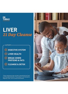 Dr. Tobias Liver 21 Day Cleanse Solarplast Milk Thistle Silymarin Artichoke Dandelion And Proteolytic Enzymes Supplement  - Image 3