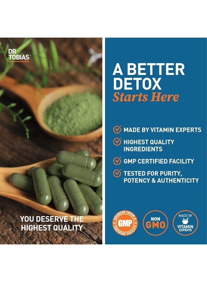 Dr. Tobias Liver 21 Day Cleanse, Herbal Liver Detox Cleanse with Solarplast, Artichoke, Milk Thistle & Dandelion Extract, 63 Vegetable Capsules (3 Daily) - Image 5