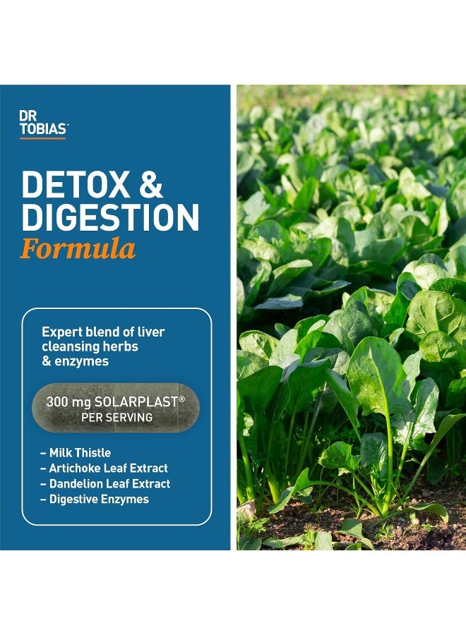 Dr. Tobias Liver 21 Day Cleanse, Herbal Liver Detox Cleanse with Solarplast, Artichoke, Milk Thistle & Dandelion Extract, 63 Vegetable Capsules (3 Daily) - Image 2