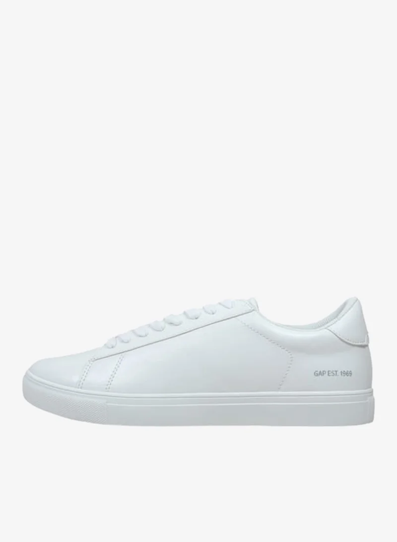 GAP Women's Panelled Sneakers with Lace-Up Closure - MEMPHIS