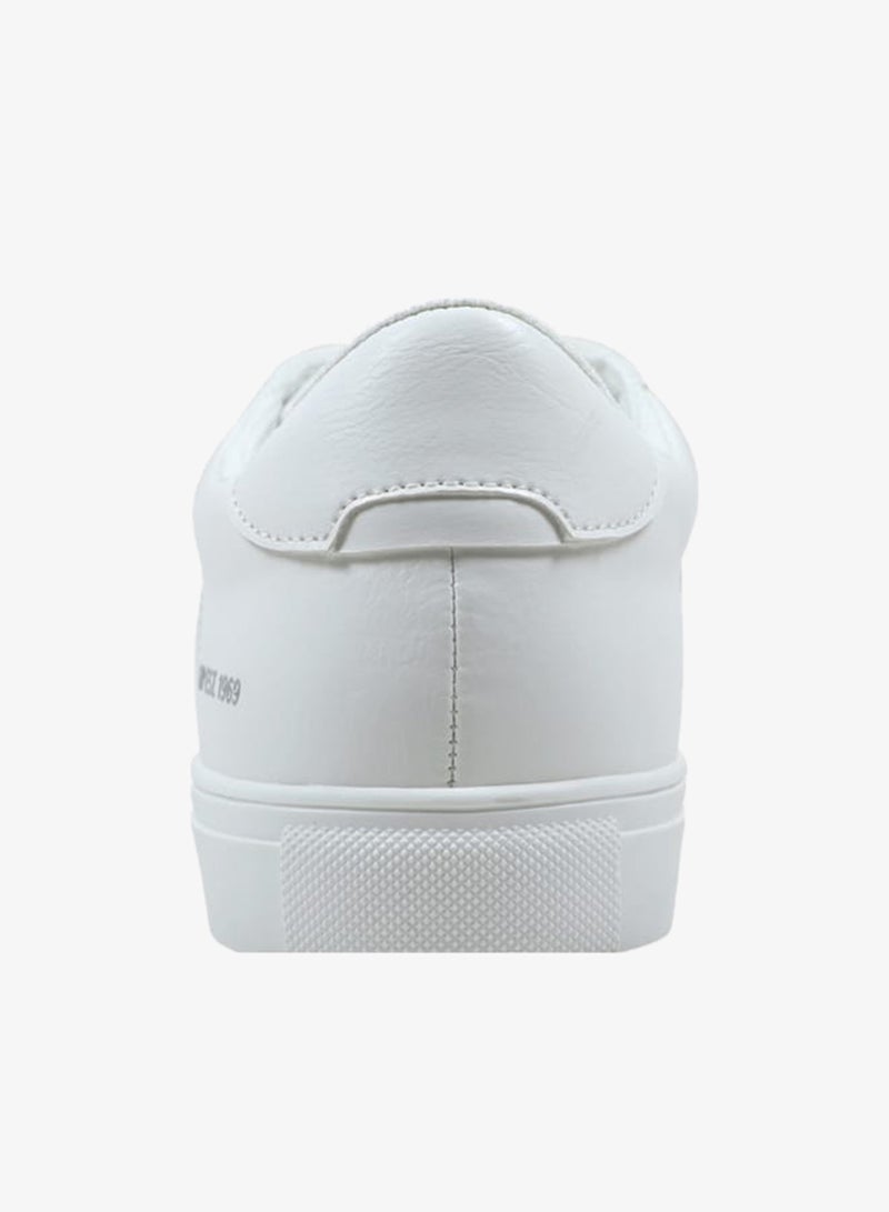 GAP Women's Panelled Sneakers with Lace-Up Closure - MEMPHIS - Image 3